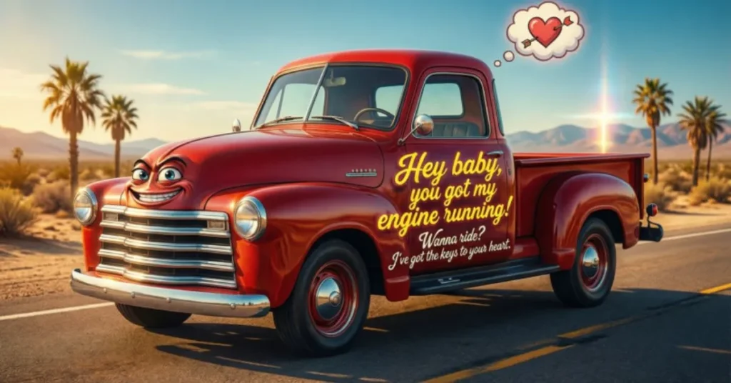 Flirty Truck Pick Up Lines