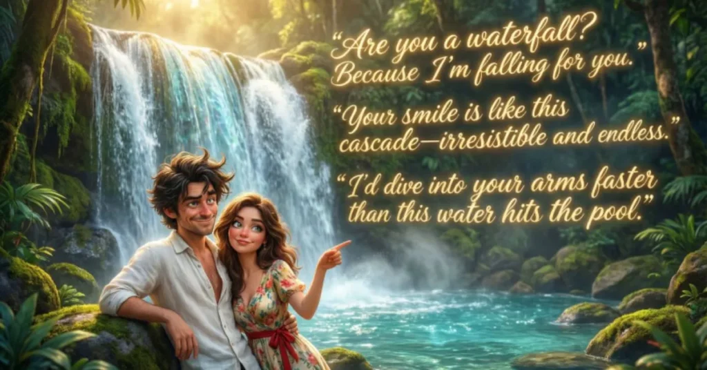 Flirty Waterfall Pick Up Lines 