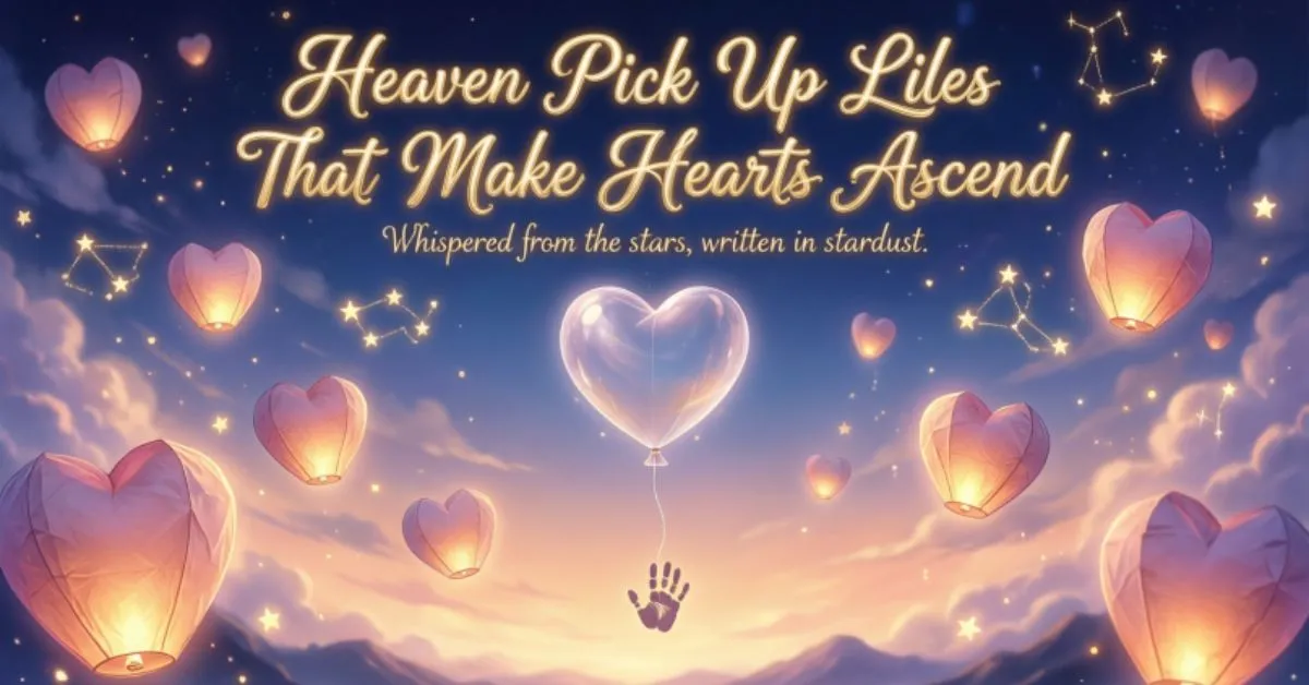 Heaven Pick Up Lines