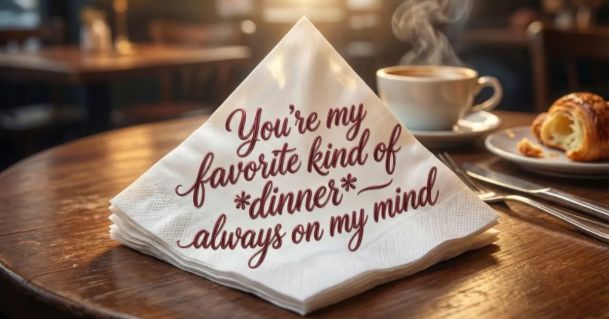 Napkin Pick Up Lines