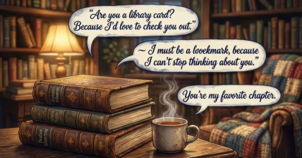 Nerdy Book Lover Pick Up Lines