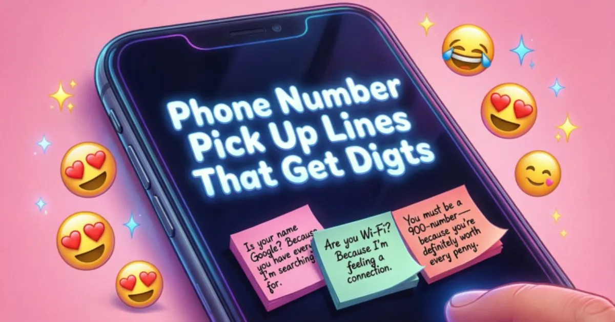 Phone Number Pick Up Lines