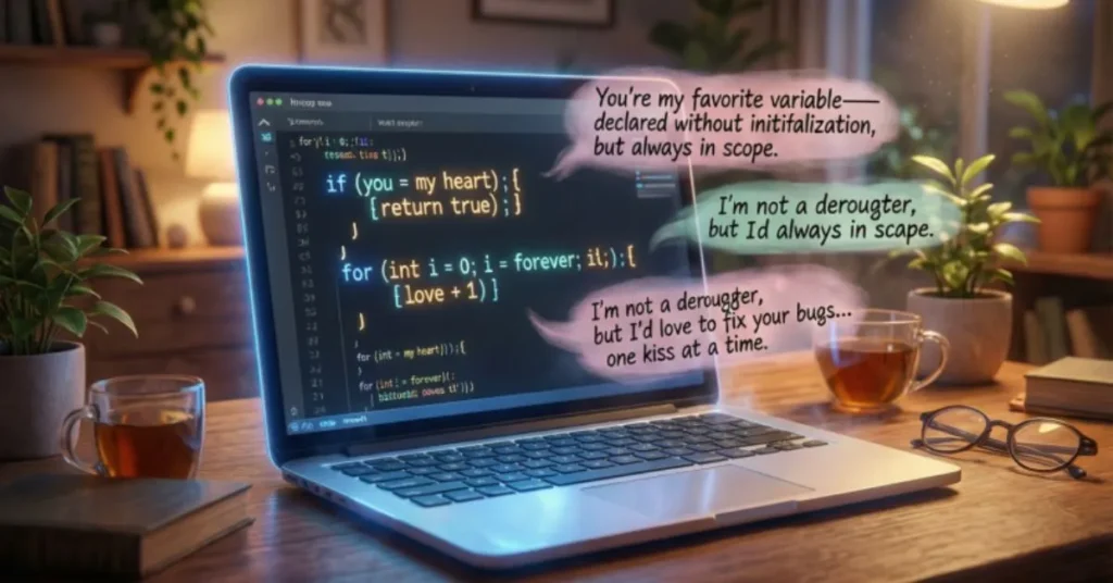 Romantic Coding Pick Up Lines