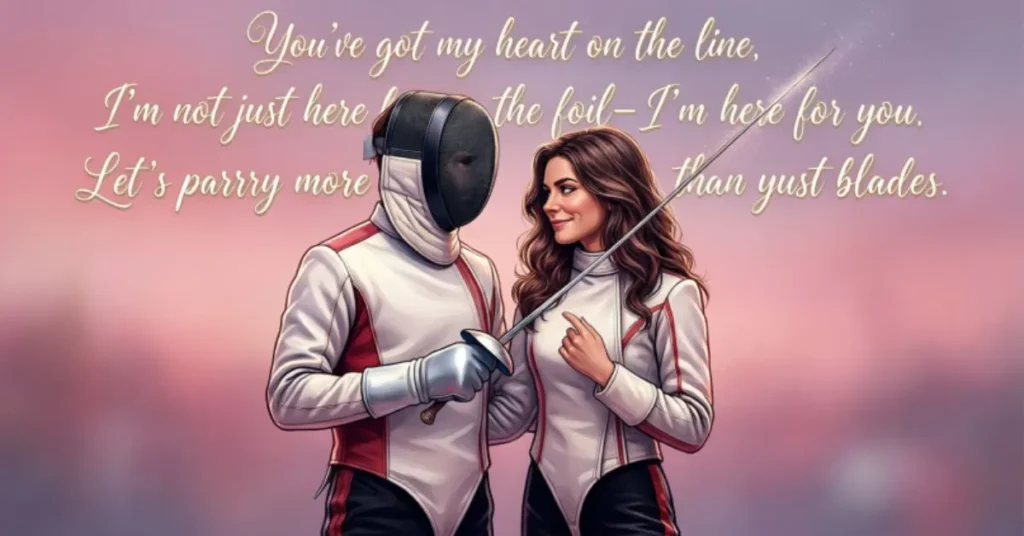 Romantic Fencing Pick Up Lines