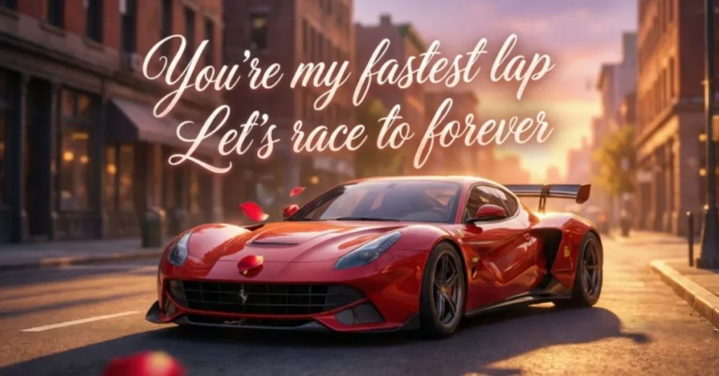 Romantic Formula 1 Pick Up Lines 