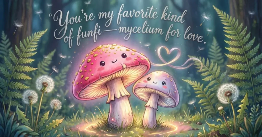 Romantic Mushroom Pick Up Lines