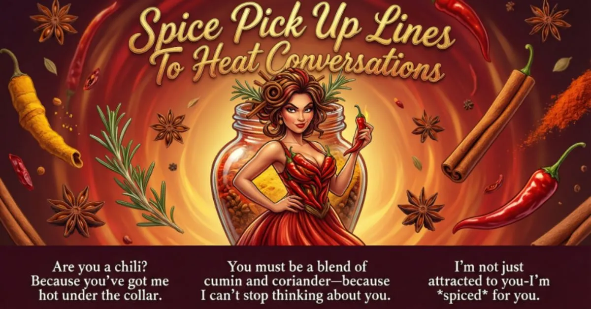 Spice Pick Up Lines