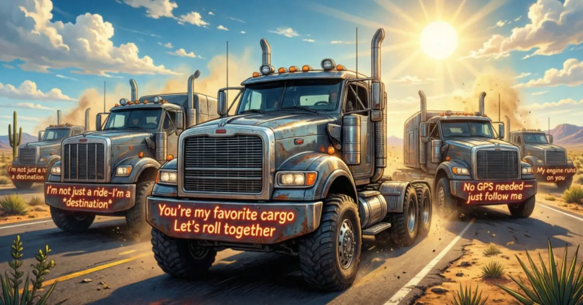 Trucks Pick Up Lines