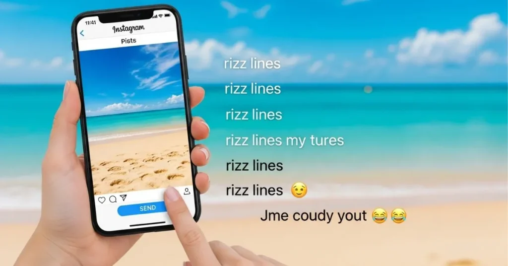 Beach Instagram Caption Rizz Lines