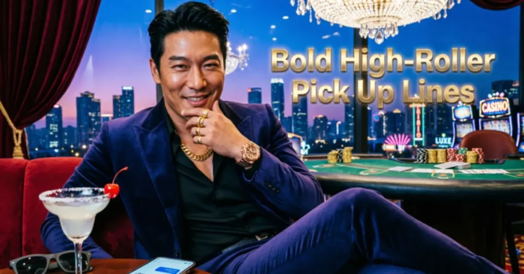 Bold High-Roller Pick Up Lines