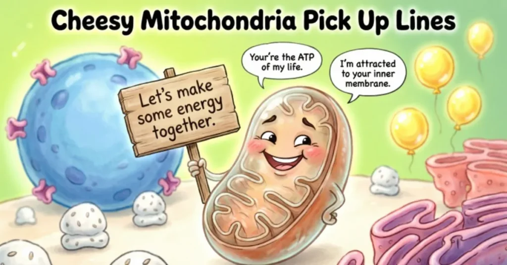 Cheesy Mitochondria Pick Up Lines