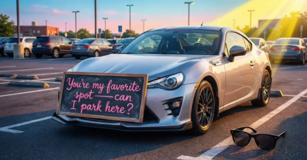 Clever Parking Pick Up Lines
