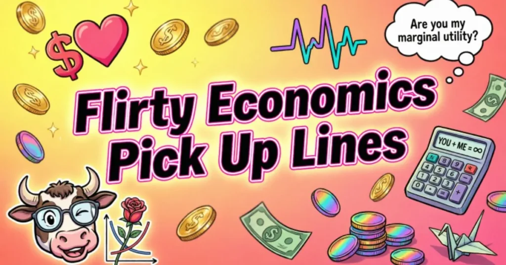 Flirty Economics Pick Up Lines