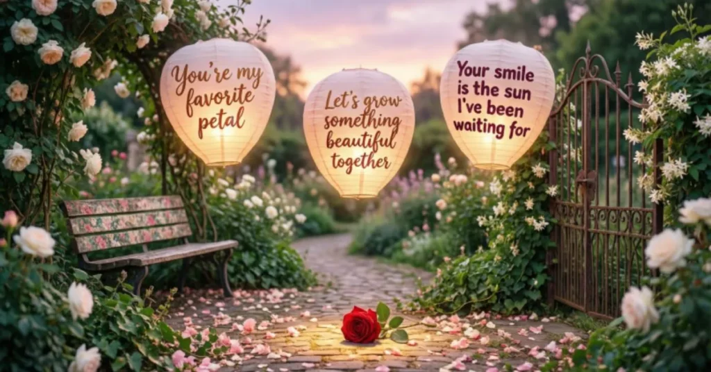 Flirty Garden Pick Up Lines