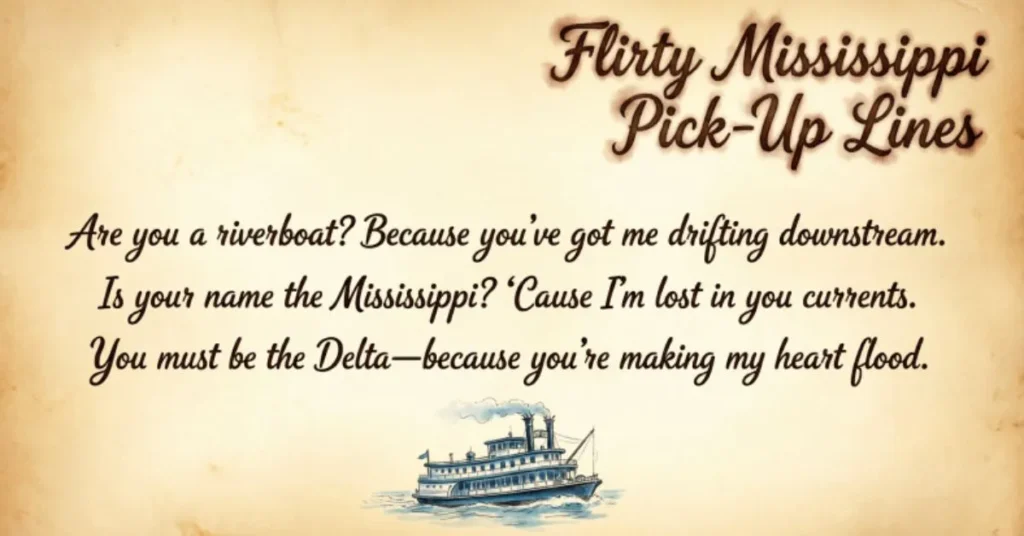 Flirty Mississip Pick Up Lines