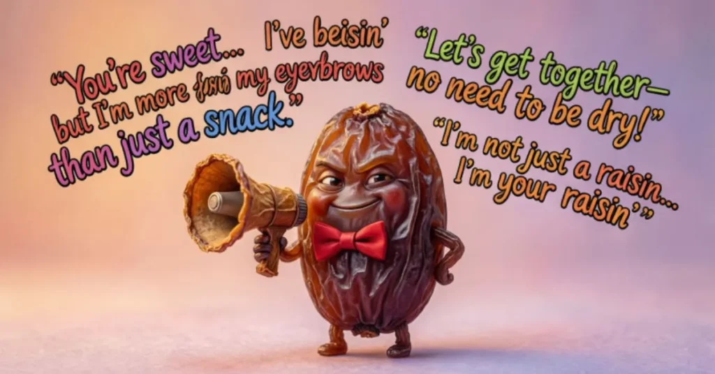 Flirty Raisin Pick Up Lines