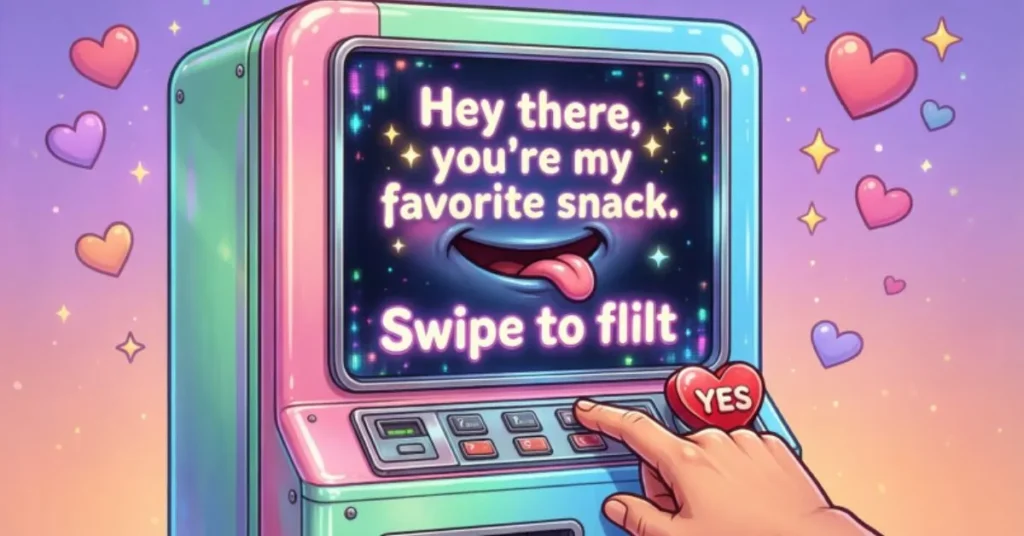 Flirty Vending Pick Up Lines