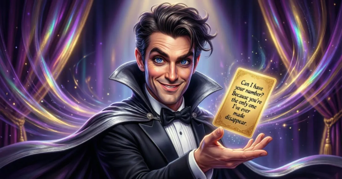 Irresistible Magician Pick Up Lines