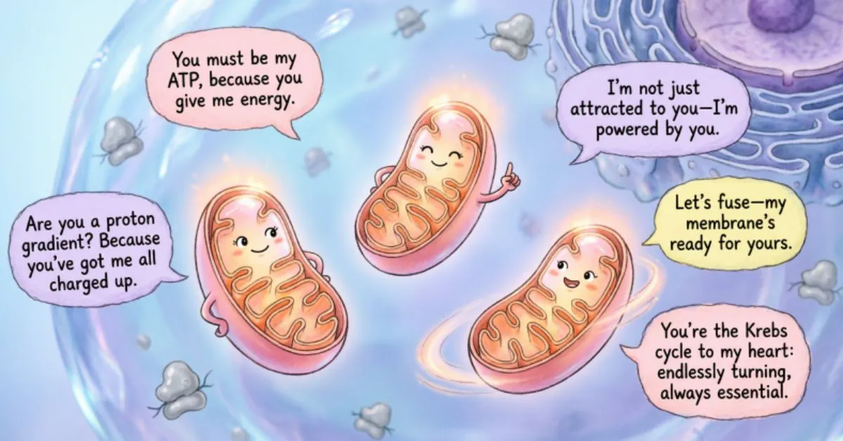 Mitochondria Pick Up Lines