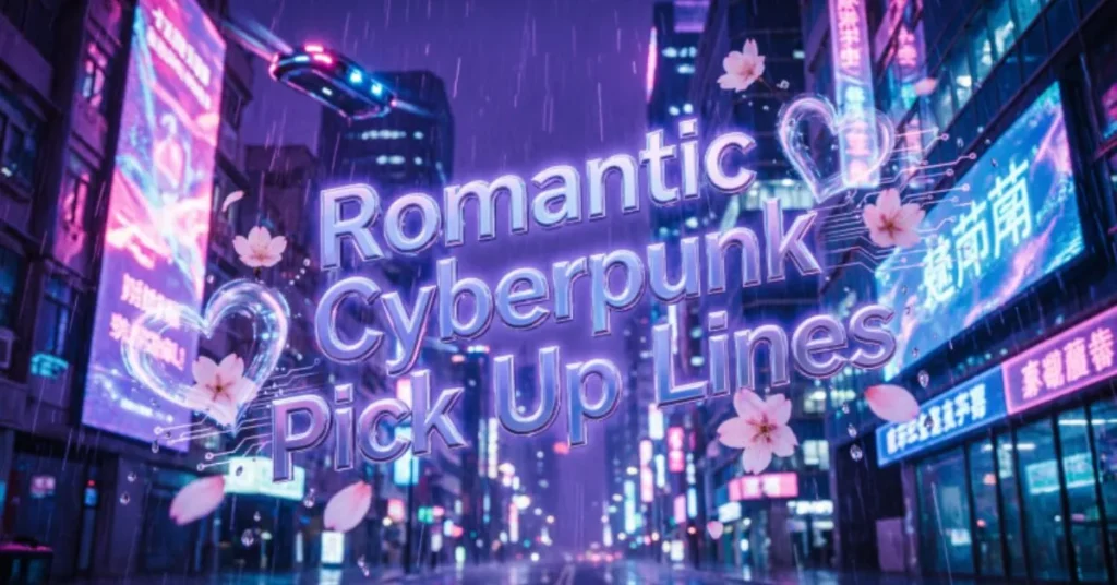Romantic Cyberpunk Pick Up Lines