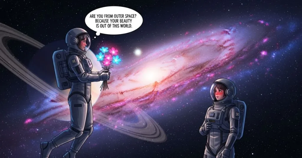 Romantic Space Pick Up Lines