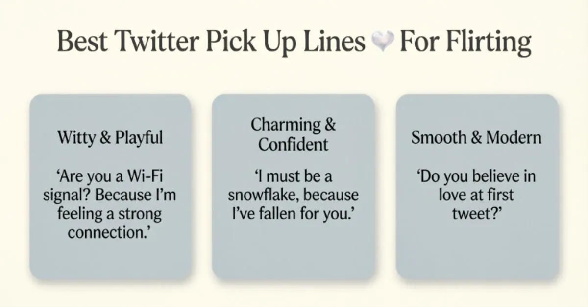 Twitter Pick Up Lines
