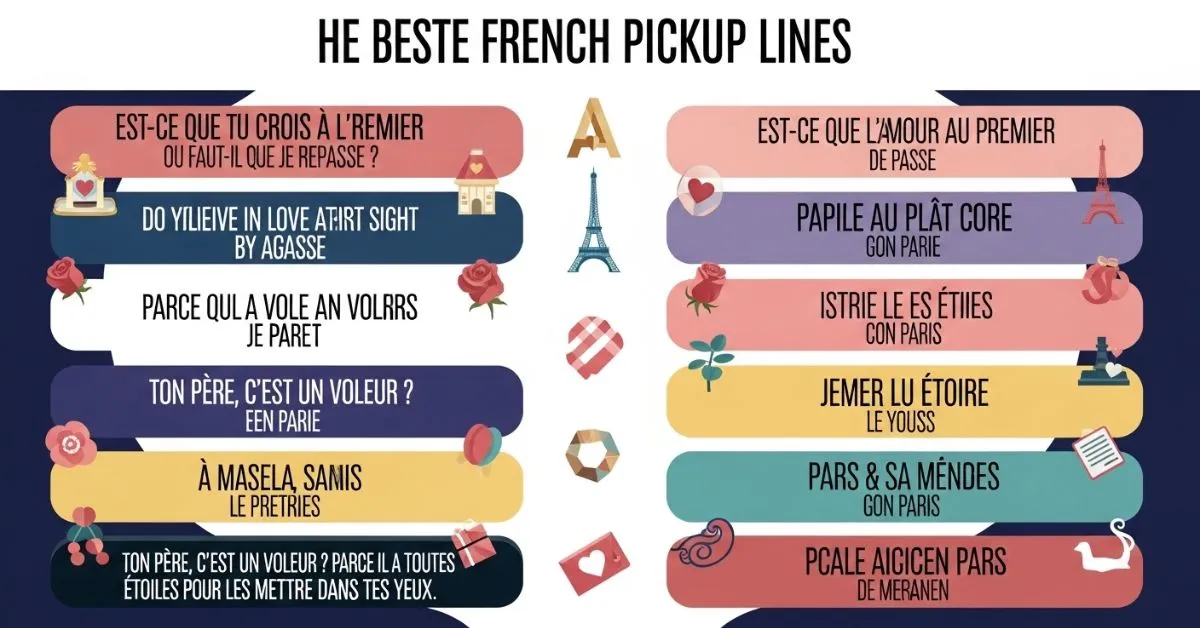 French Pickup Lines
