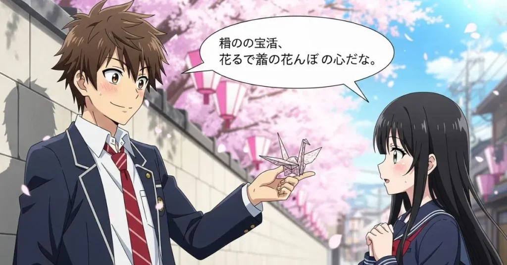 Anime Style Japanese Pickup Lines