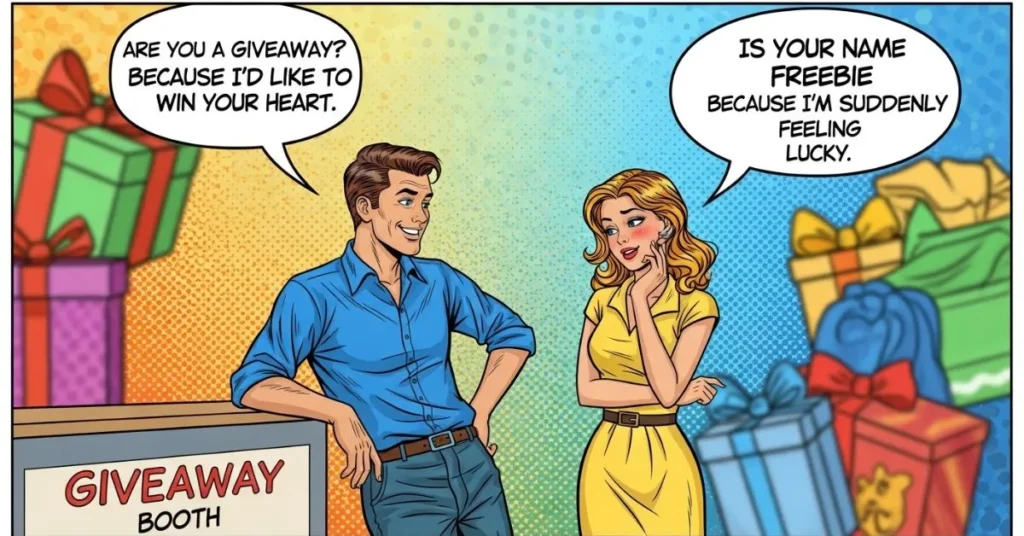 Best Giveaway Pickup Lines That Win Hearts