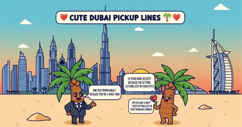 Cute Dubai Pickup Lines