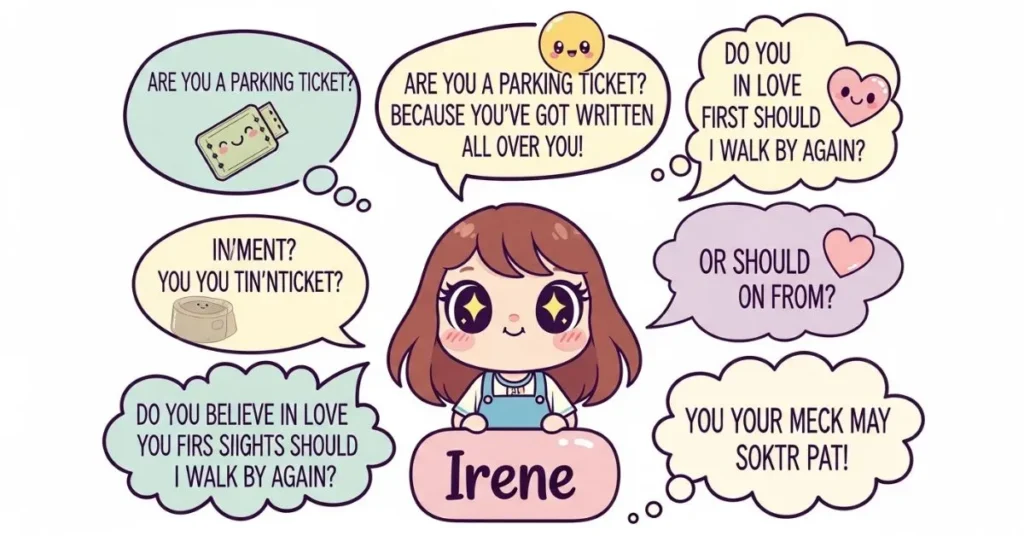 Cute Irene Pickup Lines