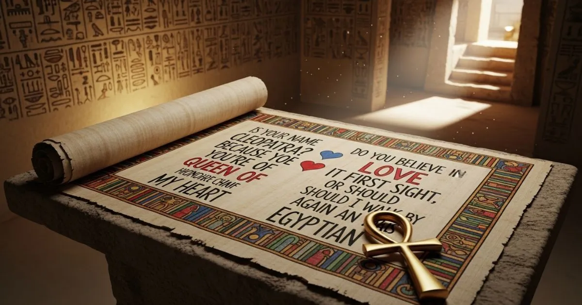 Egyptian Pickup Lines