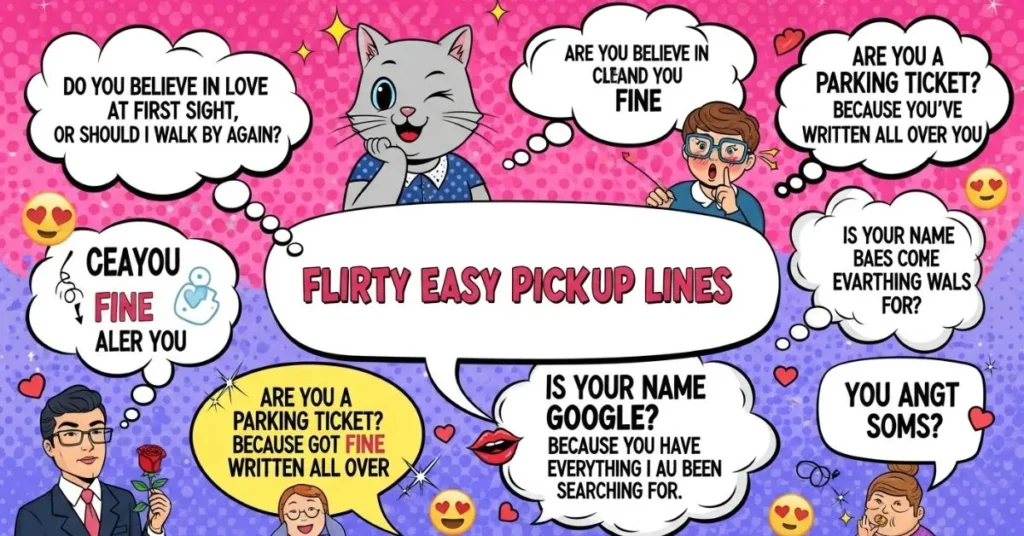 Flirty Easy Pickup Lines