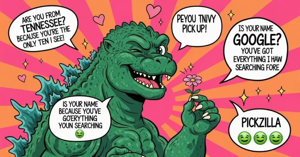 Flirty Godzilla Pickup Lines