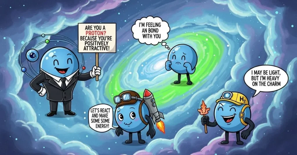 Flirty Hydrogen Pickup Lines