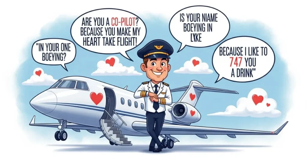 Flirty Jet Pickup Lines