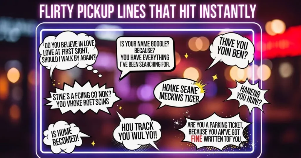 Flirty Pickup Lines That Hit Instantly
