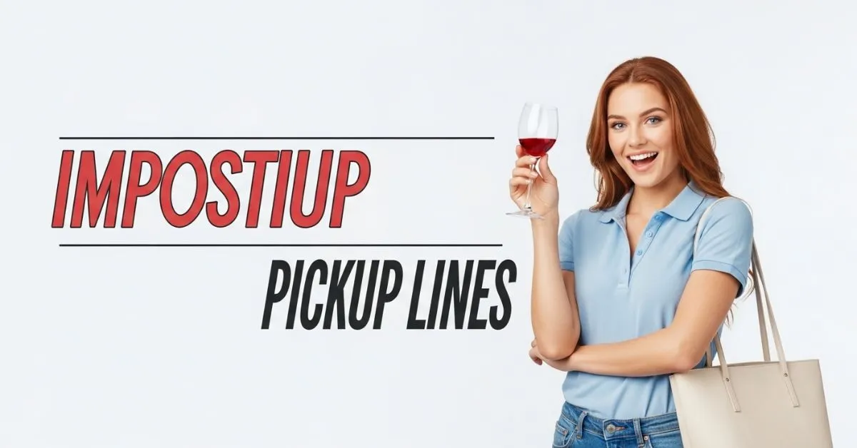 Imposter Pickup Lines