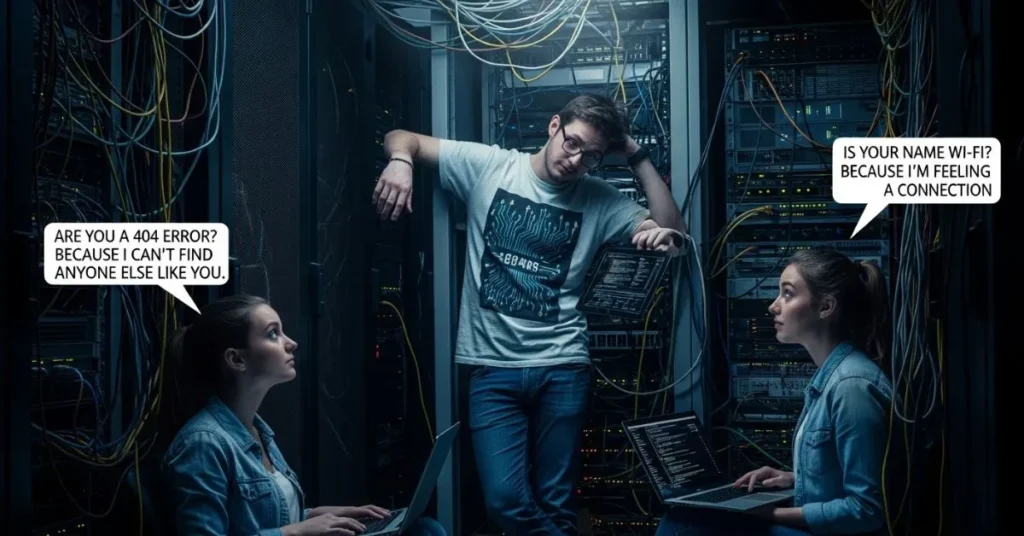 Nerdy Hacker Pickup Lines