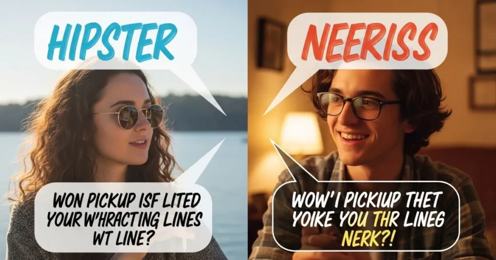 Nerdy Hipster Pickup Lines