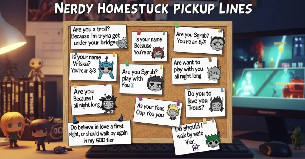 Nerdy Homestuck Pickup Lines