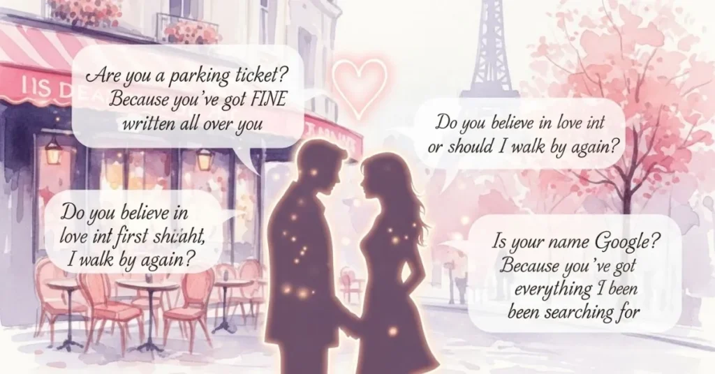 Romantic Flirt Pickup Lines With Soft Vibes