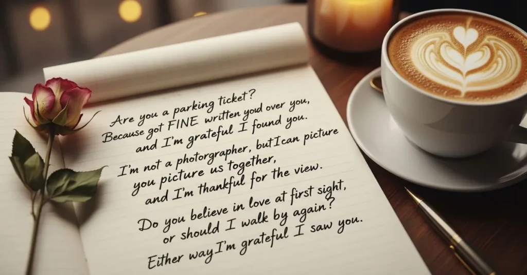 Romantic Grateful Pickup Lines