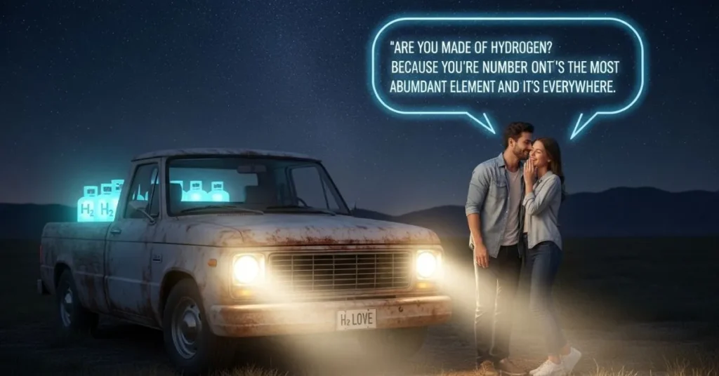 Romantic Hydrogen Pickup Lines