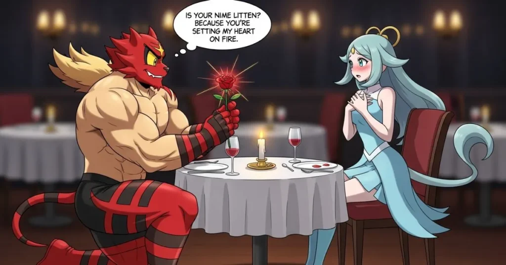 Romantic Incineroar Pickup Lines