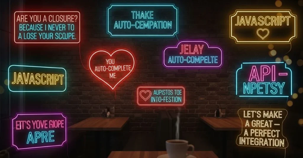 Romantic JavaScript Pickup Lines