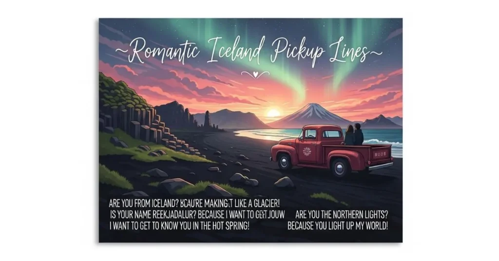 Romantic Iceland Pickup Lines