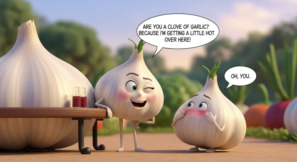 Cheeky Garlic Pickup Lines