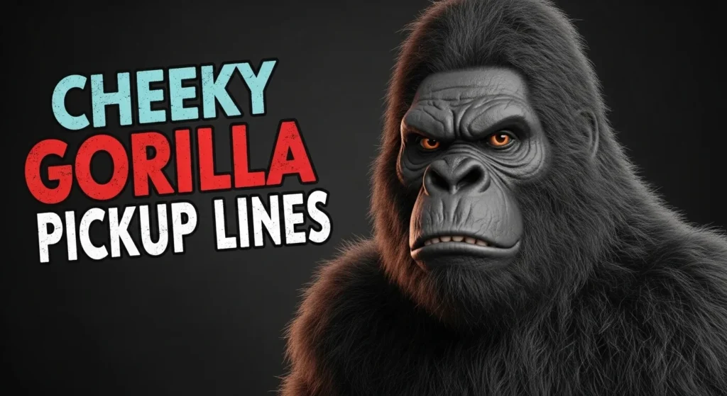 Cheeky Gorilla Pickup Lines