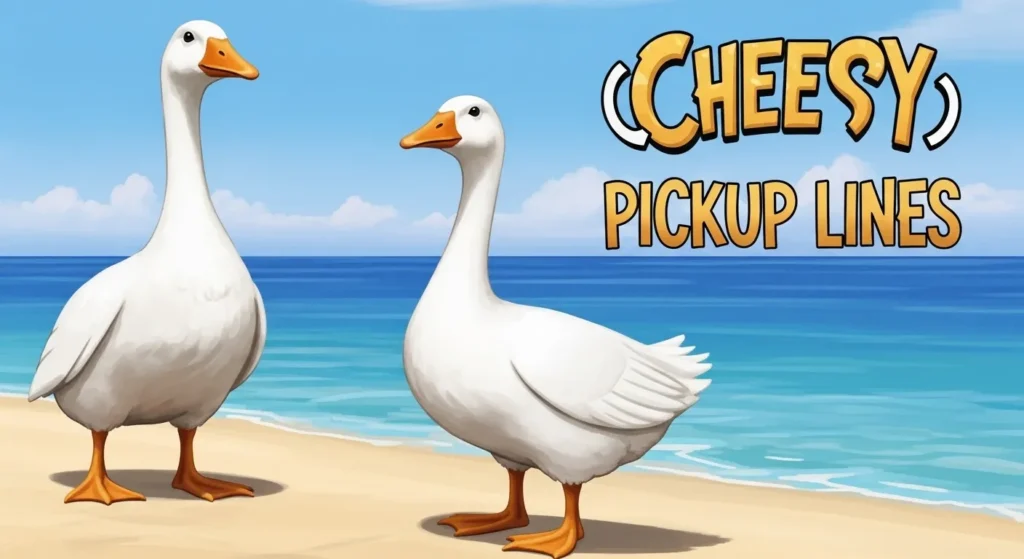 Cheesy Goose Pickup Lines